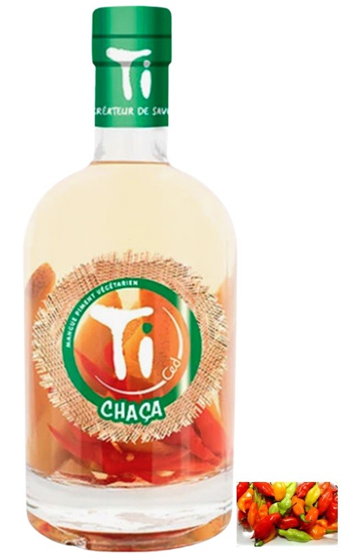 TI CHAÇA MANGUE PIMENT VÉGÉTARIEN DE CED 70CL  36°