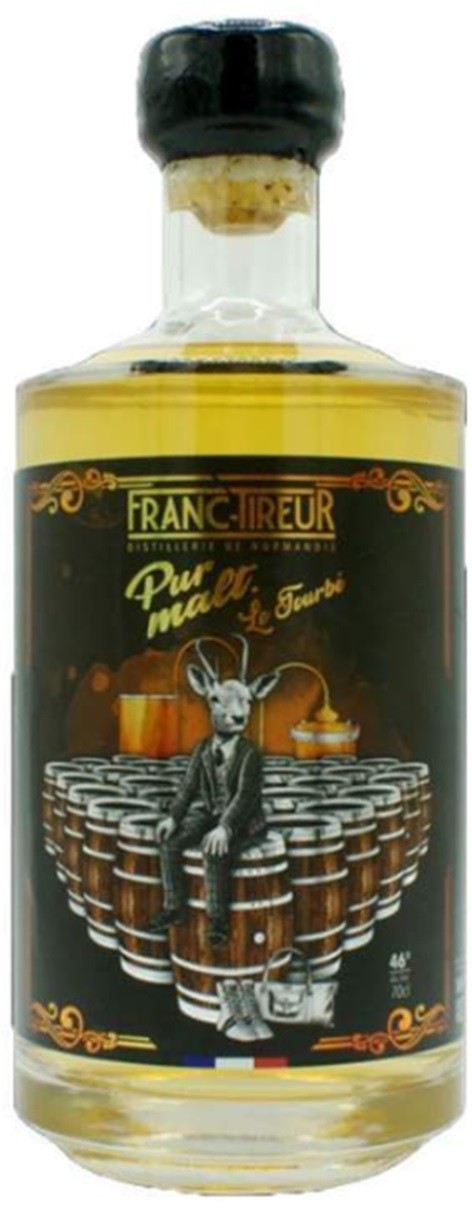 FRANC TIREUR LE TOURBÉ PUR MALT WHISKY FRANCE 70 CL 46° | Achat whisky français en ligne