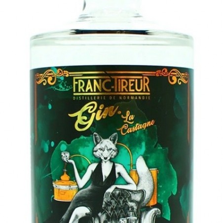 GIN LA CASTAGNE (RENARDE) FRANC TIREUR FRANCE 70CL  43°