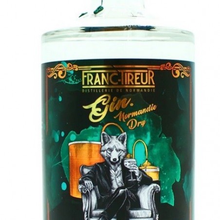 GIN NORMANDIE DRY (RENARD) FRANC-TIREUR FRANCE 70 CL 43°