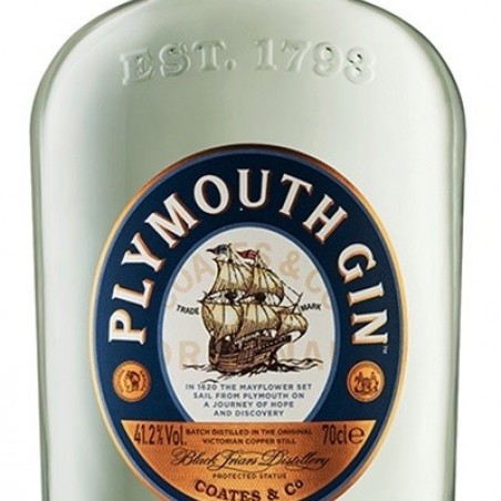 PLYMOUTH ORIGINAL STRENGH GIN ROYAUME UNI 70 CL 41,2°