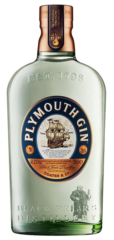 PLYMOUTH ORIGINAL STRENGH GIN ROYAUME UNI 70 CL 41,2°