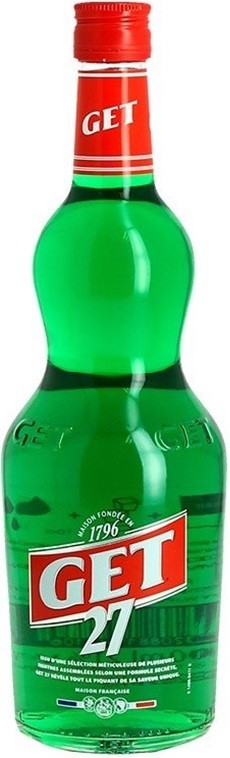 GET 27  VERT LIQUEUR DE MENTHE   70 CL 17.9°