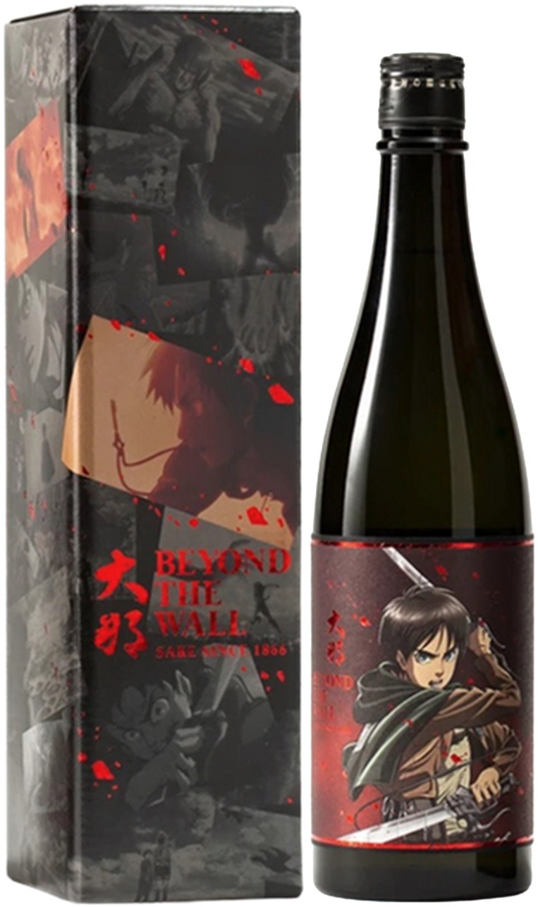 SAKE DAINA BEYOND THE WALL - EREN (ROUGE) 72CL 15° JAPON