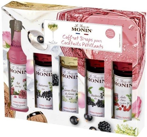 COFFRET SPRITZ PÉTILLANTS MONIN 5X5 C L