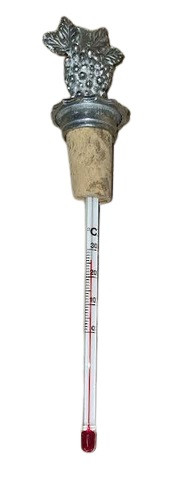 THERMOMETRE BOUCHON RAISIN ETAIN 