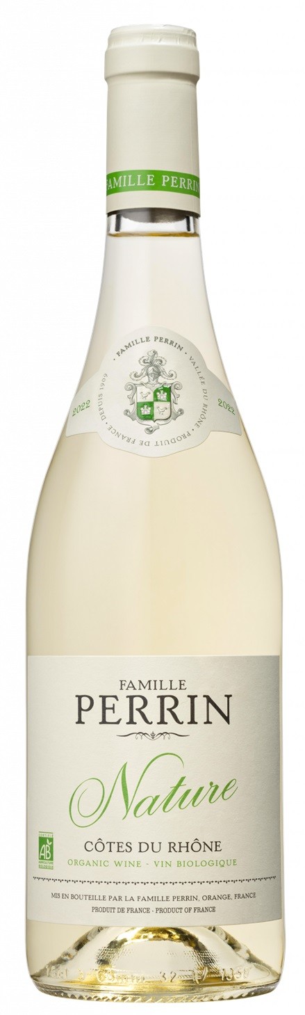 CÔTES DU RHÔNE AOC BLANC NATURE-BIO PERRIN 2023 75  CL