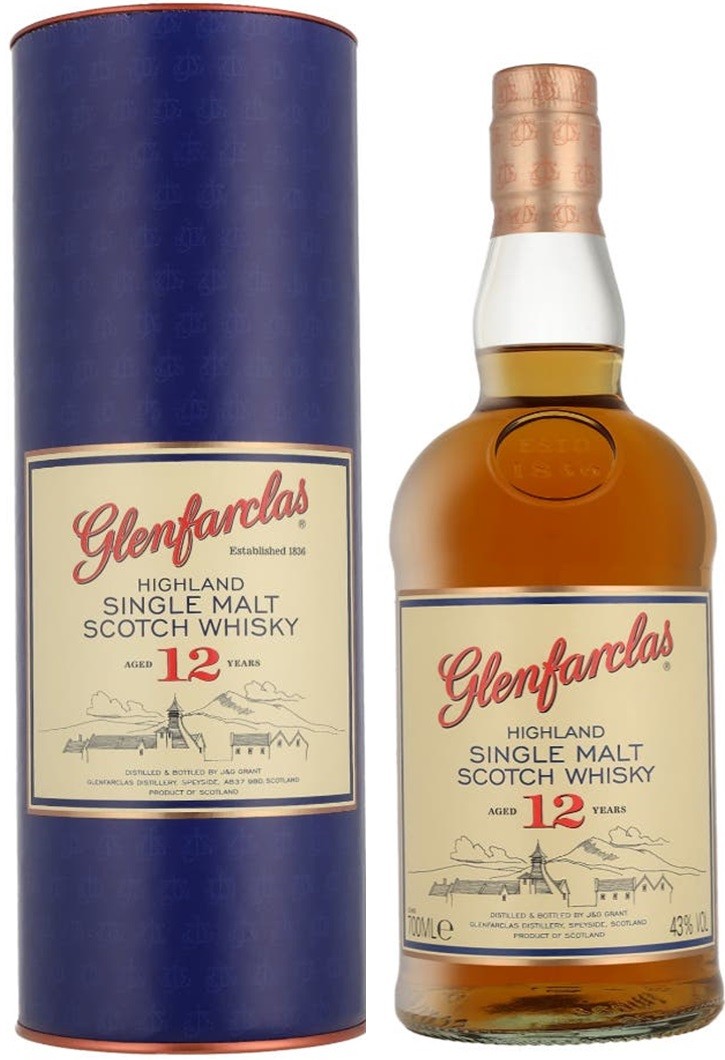 GLENFARCLAS 12 ANS SINGLE MALT SPEYSIDE WHISKY 70 CL 43° | Achat whisky en ligne