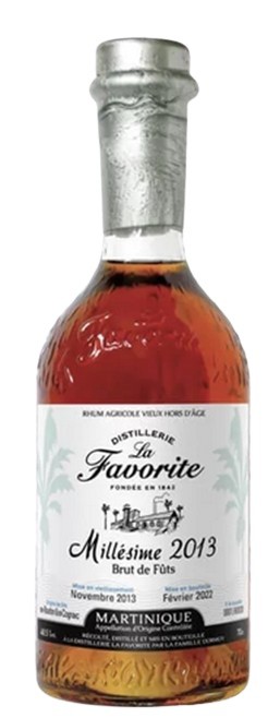 LA FAVORITE MILLESIME 2013 MARTINIQUE 70CL 48°5