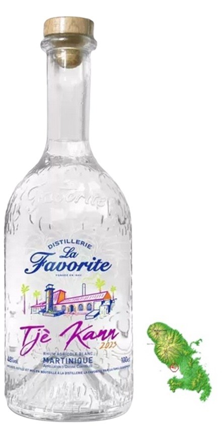 LA FAVORITE TJÉ KANN 2023 RHUM MARTINIQUE 100CL 48°