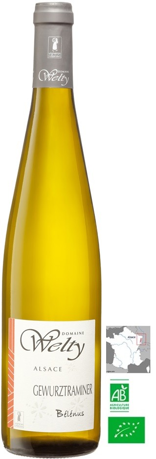 GEWURZTRAMINER BELENUS BIO WELTY 2019 ALSACE AOP   75 CL