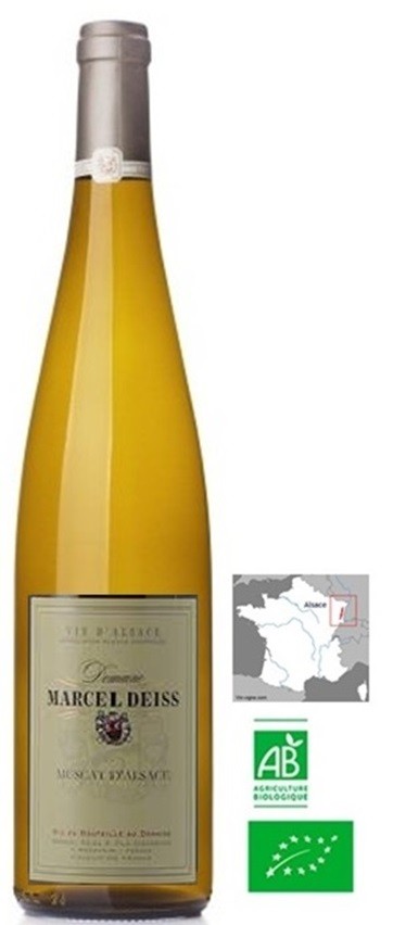 MUSCAT -BIO MARCEL DEISS 2015 ALSACE AOC BIO 75 C L