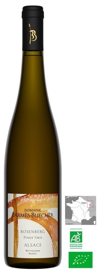 PINOT GRIS ROSENBERG BIO 2019 BARMÈS BUECHER ALSACE AOC 75CL