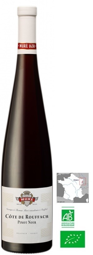 PINOT NOIR CÔTE DE ROUFFACH BIO 2020 MURÉ ALSACE  AOC 75CL