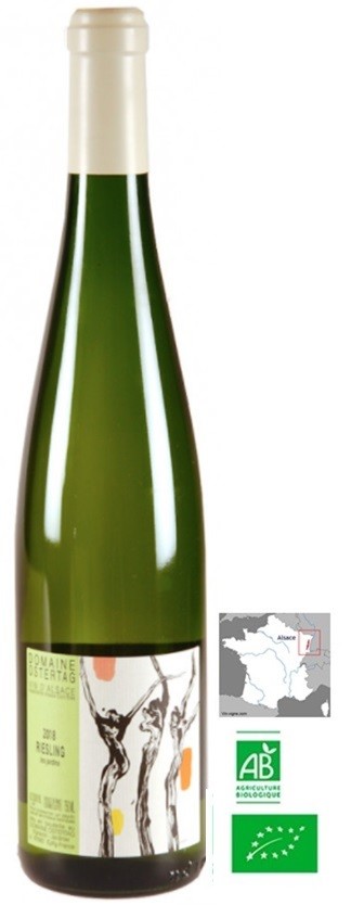 RIESLING OSTERTAG "LES JARDINS" BIO ALSACE  AOC 2020 75 CL