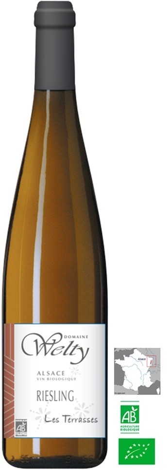 RIESLING WELTY "LES TERRASSES" 2020 ALSACE AOP  75 CL