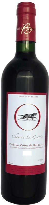 LA GONTRIE ROUGE 2018 CADILLAC-COTES DE BORDEAUX AOP  75C L 