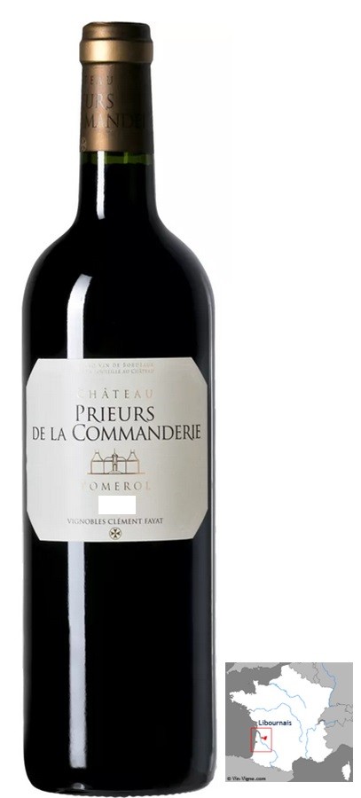 PRIEURS LA COMMANDERIE POMEROL 2016 75 CL