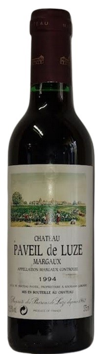 PAVEIL DE LUZE 1994 MARGAUX CRU BOURGEOIS  AOP 37.5CL