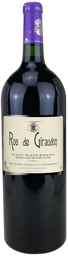 ROC DE GIRAUDON MAGNUM 2018 LUSSAC SAINT ÉMILION AOC 150CL 