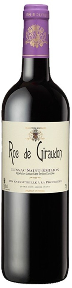 ROC DE GIRAUDON 2019 LUSSAC SAINT EMILION AOC 75CL