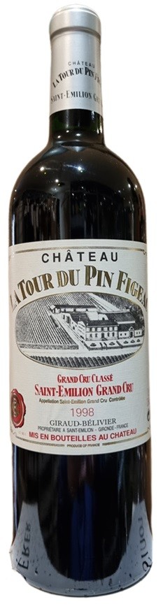 TOUR DU PIN FIGEAC ST EMILION GD CRU 1998  75 CL