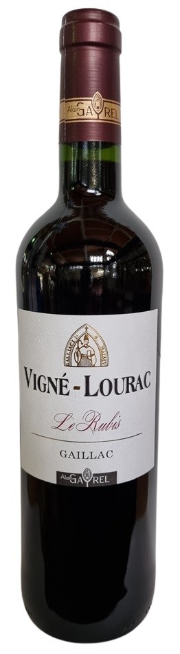 GAILLAC VIGNÉ-LOURAC "LE RUBIS" 2020  AOC 75 CL