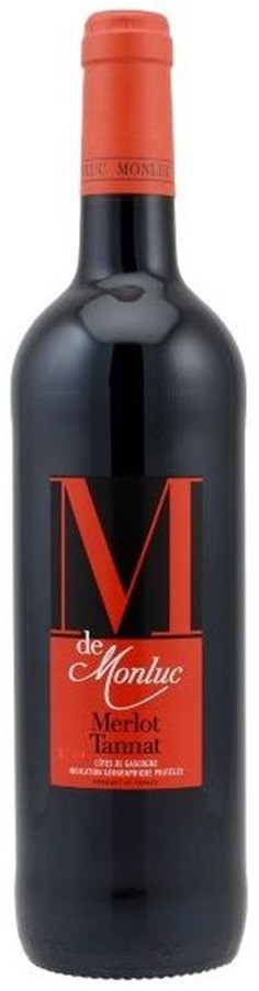 M DE MONLUC ROUGE IGP CÔTES DE GASCOGNE 75 CL 