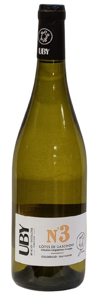 UBY BLANC SEC N°3 IGP COTES DE GASCOGNE 75CL 2020