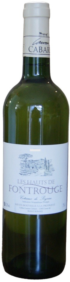 COTEAUX PEYRIAC IGP LES HAUTS DE FONTROUGE BLANC 2020 75 CL