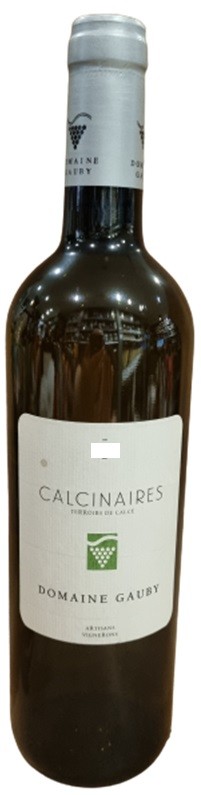 CÔTES CATALANES IGP CALCINAIRES BLC DOMAINE GAUBY 2016 BIO 