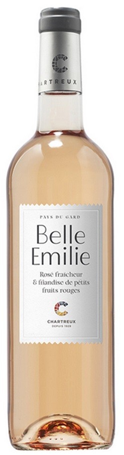 BELLE EMILIE ROSE CELLIER DES CHARTREUX 2022 GARD IGP 75CL