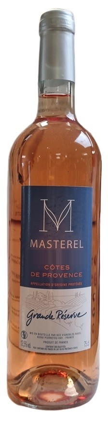 CÔTES DE PROVENCE AOC MASTEREL ROSÉ GRANDE RÉSERVE2022 75 CL