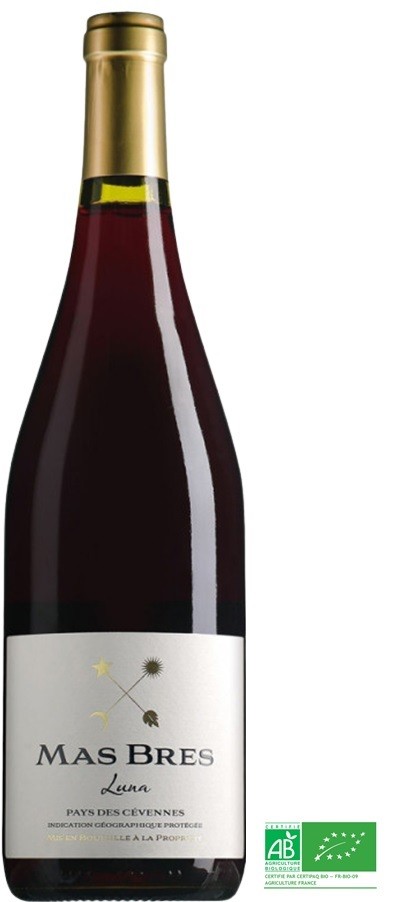 MAS BRES LUNA ROUGE 2022  IGP CEVENNES  BIO 75 CL