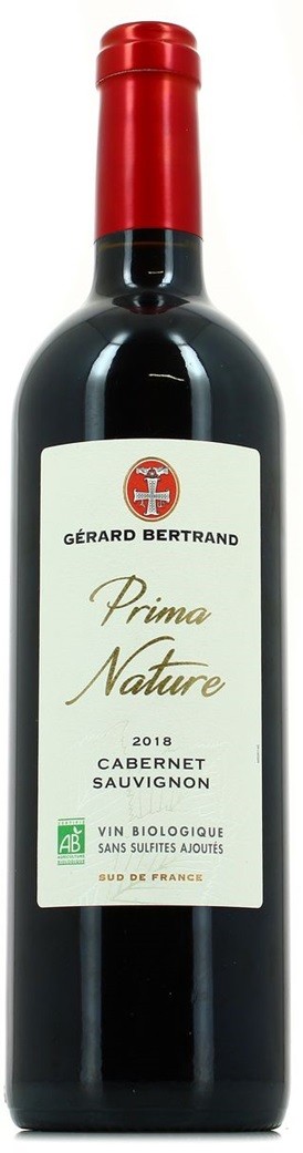 PRIMA NATURE CABERNET SAUVIGNON 2020 IGP PAYS OC BIO 75 CL