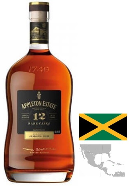 APPLETON ESTATE 12 ANS RHUM JAMAIQUE  70 CL 43°  