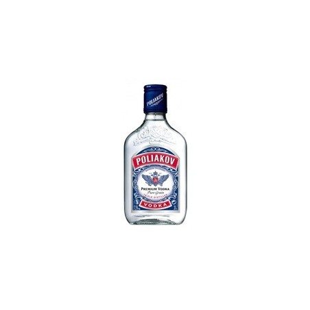 POLIAKOV  PREMIUM FLASK VODKA  U.E  20 CL 37.5°