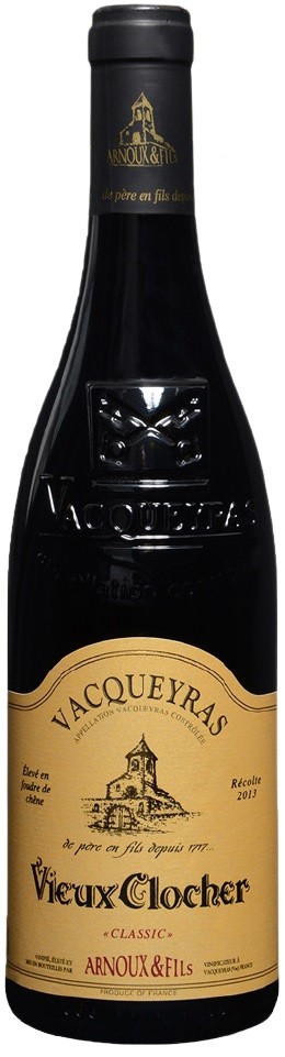 VACQUEYRAS AOC "VIEUX CLOCHER" ARNOUX  2020 75CL