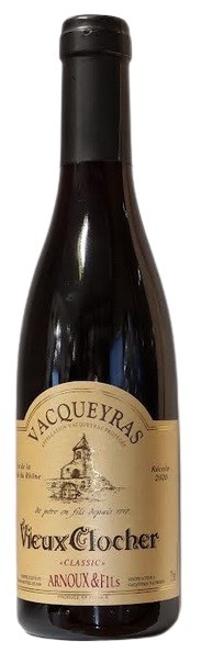 VACQUEYRAS AOC "VIEUX CLOCHER" 37,5CL ARNOUX 2020 