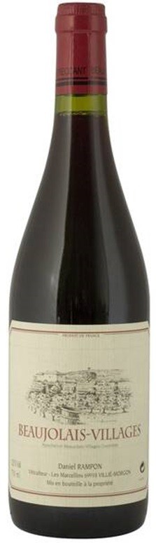 BEAUJOLAIS VILLAGES AOC DOMAINE RAMPON 2017  75 CL