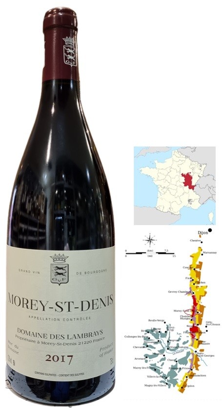 MOREY-ST-DENIS 2017 DOMAINE DES LAMBRAYS 75CL