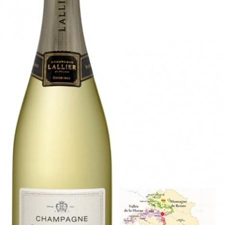 LALLIER BLANC DE BLANCS GRAND CRU CHAMPAGNE  75   CL