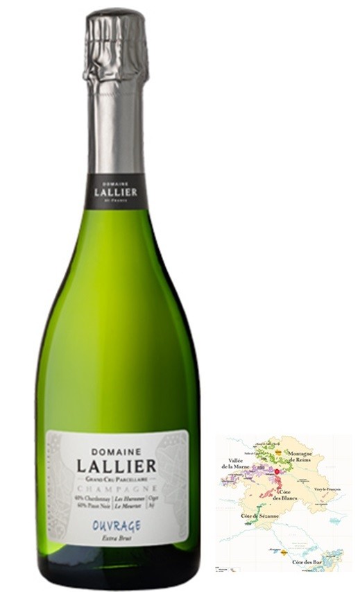 LALLIER CUVÉE OUVRAGE GRAND CRU CHAMPAGNE 75 CL