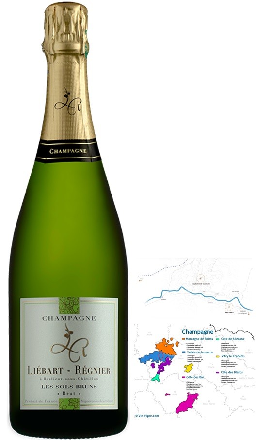 LIEBART REGNIER BRUT LES SOLS BRUNS CHAMPAGNE AOC   75 CL