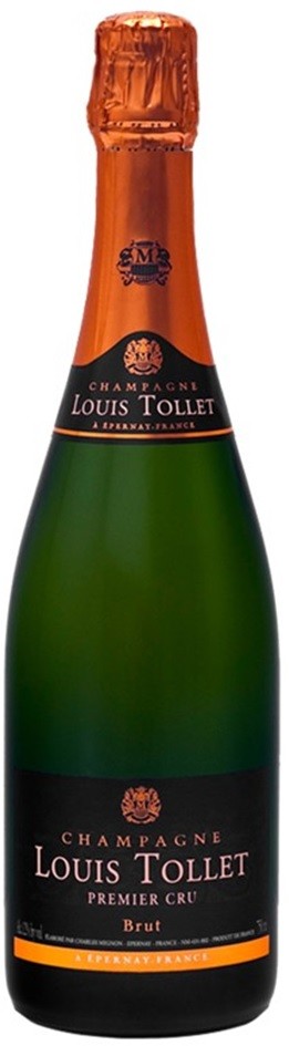 LOUIS TOLLET PREMIER CRU CHAMPAGNE BRUT   75 CL