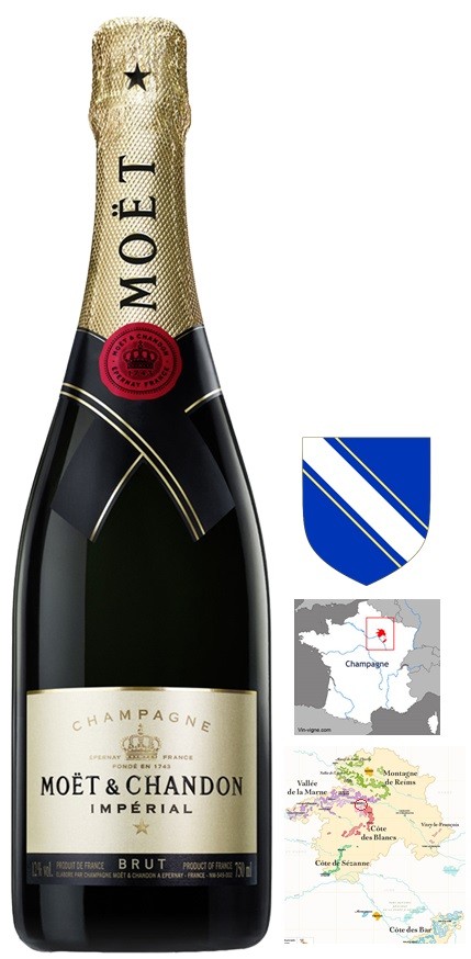 MOET & CHANDON IMPÉRIAL BRUT CHAMPAGNE  75 CL