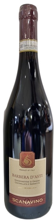 BARBERA D'ASTI SCANAVINO ROUGE ITALIE 2019 75CL