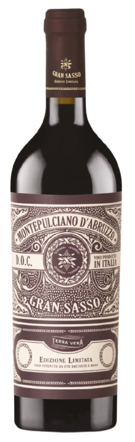 GRAN SASSO ROUGE MONTEPULCIANO D'ABBRUZO ITALIE 2021 75 CL