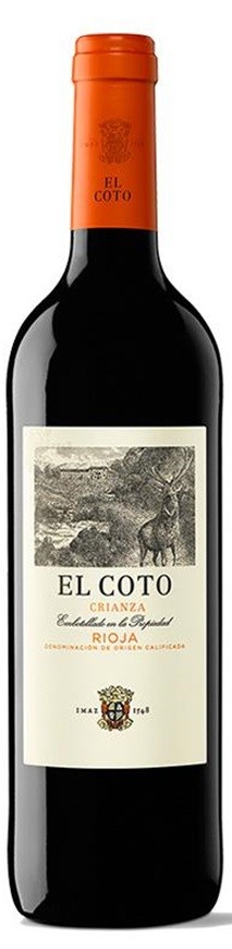 RIOJA EL COTO CRIANZA ESPAGNE 2019   75  CL