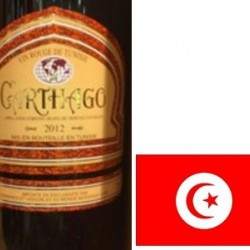 CARTHAGO ROUGE 37.5 CL  TUNISIE